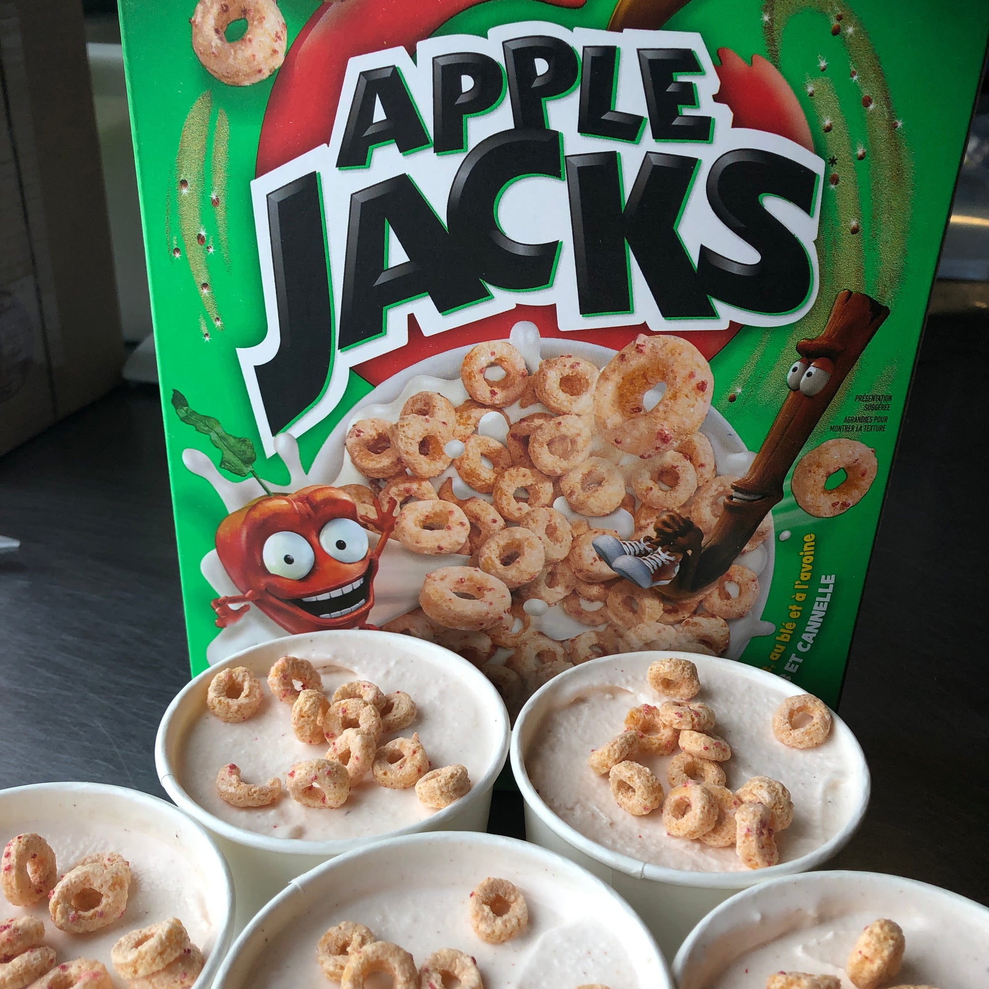 Apple Jacks Cereal Milk