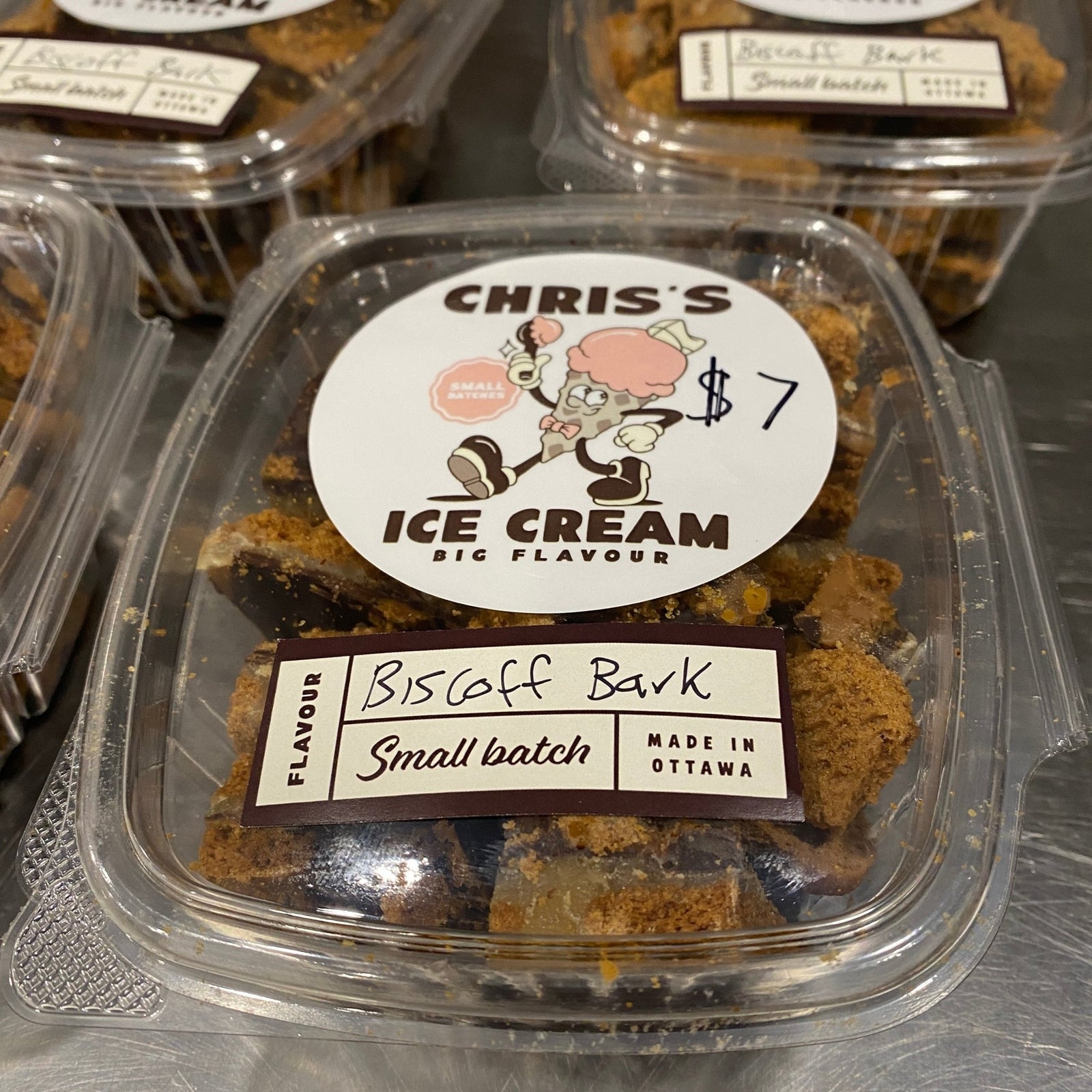 Biscoff Bark - Chris's Ice Cream