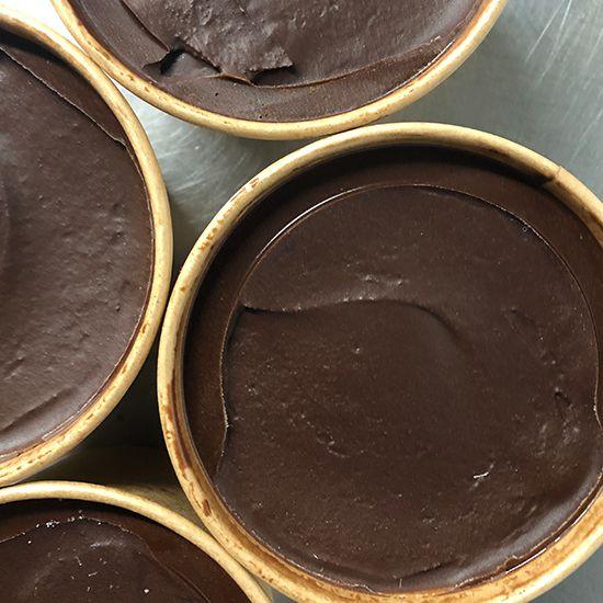 Dark Chocolate Sorbet - Chris's Ice Cream