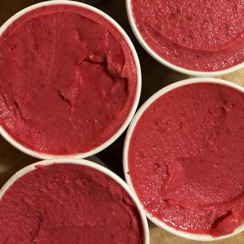 Raspberry Sorbet - Chris's Ice Cream